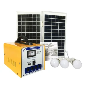 Portable Rechargeable Off-Grid Home Solar Lighting Kit