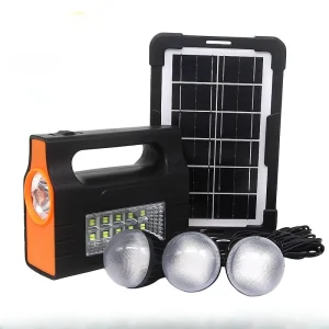 Portable Solar Camping and Home Lighting Kit