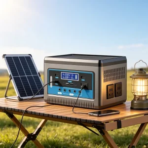 Portable Solar Energy Generator LiFePO4 Power Station with High Capacity Battery for Home RV and Outdoor Power