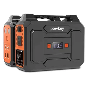 Portable Solar Generator 100W Lithium Ion Power Station with 4 USB Car Solar Panel for Outdoor Traveling
