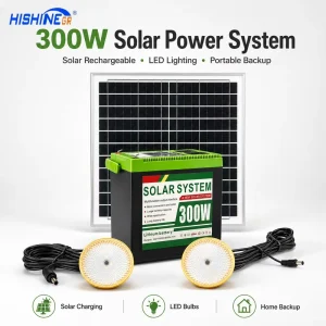 Portable Solar Generator 300W-3000W LiFePO4 Battery Power Station for Camping RV Emergency Backup Power