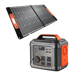 Portable Solar Generator 300W 500W 600W with Panel 110V 220V for Outdoor Camping