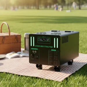 Portable Solar Generator LiFePO4 Energy Storage Power Station for Emergency Backup Travel Camping and Home Use