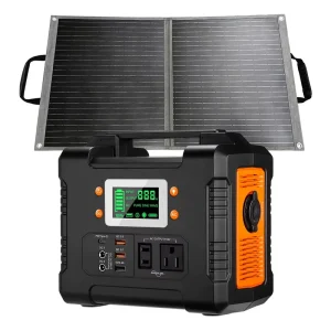 Portable Solar Generator Power Station 300W 600W 1000W Foldable Solar Panel 60W Mobile Power Bank Kit