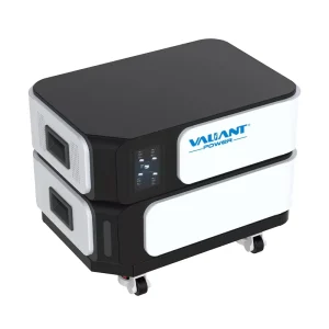 Portable Solar Generator with All in One Solar Inverter and Battery Stackable Battery Packs for Residential Use