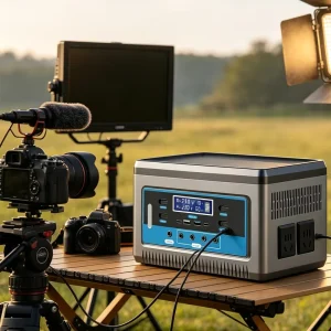 Portable Solar Generator with LiFePO4 Battery Pure Sine Wave Power Station for Camping RV Outdoor Energy Supply