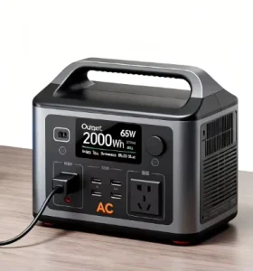 Portable Solar Generator with MPPT Controller LiFePO4 Battery Jump Starter and RV Port Home Backup Power Station