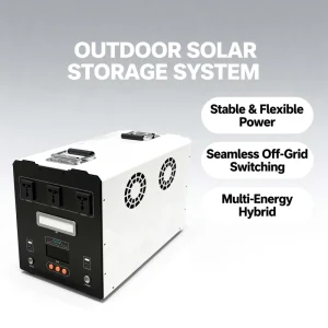 Portable Solar Generator with MPPT Outdoor Camping Emergency Charging Station Multi-Plug Output