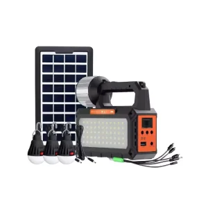 Portable Solar Home Lighting Kit 6W LED Lamp Set for Camping Outdoor Emergency