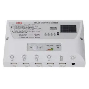 Portable Solar Home Power System for Lighting and Phone Charging