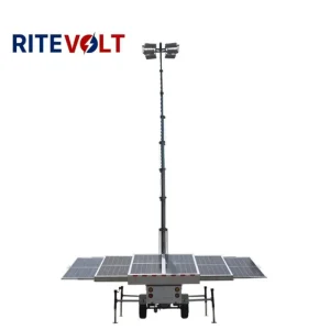 Portable Solar Lamp with Foldable Solar Panels for Emergency Lighting in Stadiums Gardens Roads