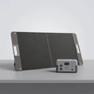 Portable Solar Panel 24% High Efficiency Foldable Solar Charger for Power Station with Sturdy Kickstands for Marine Off Grid