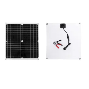Portable Solar Panel Made of Monocrystalline Silicon Material 16V 18W Solar Photovoltaic Power Generation Panel