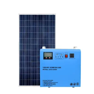 Portable Solar Power Generator Energy System Kit with Panel Charger for Home Camping Laptop Fan TV