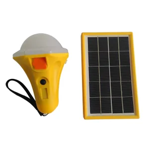 Portable Solar Power Kit and Home Lighting System for Indoor and Yard Use