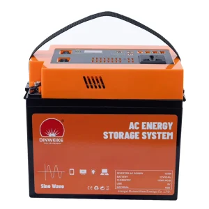Portable Solar Power Station 12V 660Wh 1200Wh 110V 220V Digital Display Camping RV Home Off Grid Generator