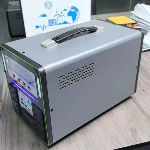 Portable Solar Power Station LiFePO4 Battery Pure Sine Wave Tailgating Party Outdoor Inverter AC Powered MPPT Controller