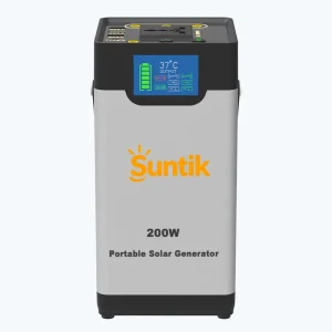 Portable Solar Power Station Warranty LiFePO4 Customized Smart BMS MPPT Controller Pure Sine External Battery