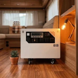 Portable Solar Power Station with Undervoltage and Short-Circuit Protection