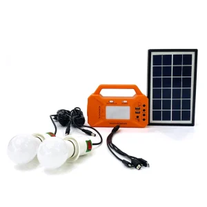 Portable Solar Power System Generator Home Led Light Systems Solar Lighting Kit With Speaker Radio Led Light 3 Led Bulb