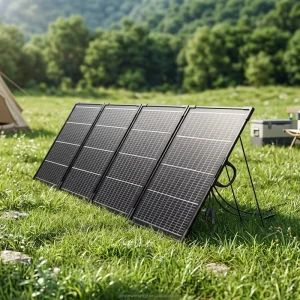Portable Waterproof Foldable 120W Solar Panels 23% Efficiency Adjustable Kickstand for RV Off Grid System Camping Power Station