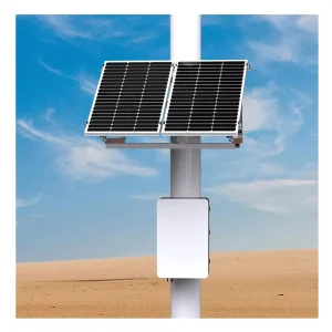 Power Solar System Panel System 24V DC Inverter Solar Power Outdoor CCTV PWM Lithium Ion Battery Energy