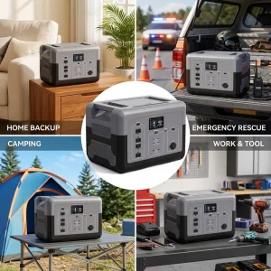 Power Station 1500W 3000 5000 10000 Watts 10kW UPS Generator Solar Lifepo4 Lithium Battery Portable Solar Panels