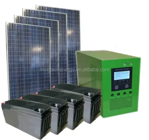 Power Supply Inverter Off grid 5kw Home Solar Power System OEM Charging Mobile Phone Gel Battery 8pcs 250W Polycrystalline Panel