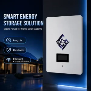 Powerwall Solar Energy Storage 100Ah 200Ah 10Kw 5kw 48V 51.2V Wall Mounted Lifepo4 Lithium Battery for Home