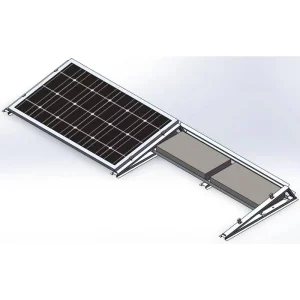 Pre-Assembled Quick-Install Solar Panel Brackets Open Field Mounting Racking System Zinc-Aluminum-Magnesium