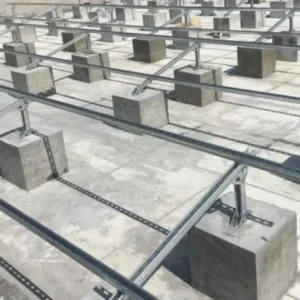 Pre-Engineered C-Carbon Steel Solar Panel Mounting System for Ground and Flat Rooftop Bracket Structure