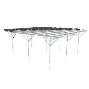 Pre-assembled Double-column Solar Mounting System