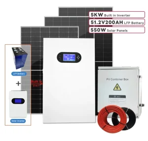 Premium 51.2V LiFePO4 Grid-Connected Home Solar PV System with Built-in Inverter and Energy Storage