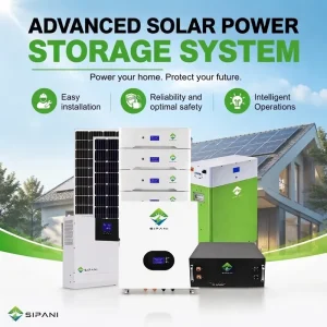 Premium Solar Power Energy System Hybrid Solar Panel Complete Set Off Grid MPPT LiFePO4 Lithium Battery for Home