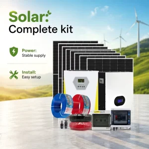 Premium Solar Power System Complete Set 5KW 10KW 20KW 30KW Solar Power Energy System for Hybrid Inverter Power