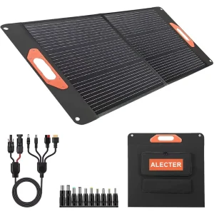 Price 100W ETFE Folding Solar Panel Kit Black Durable Outdoor IP65 Waterproof Portable Power Station Charging