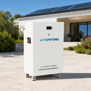 Price 300Ah Lithium Solar Battery 15kWh Floor Mounted Lifepo4 Battery Mobile 51.2V Home Energy Storage System