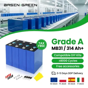 Prismatic 314Ah Lithium Battery MB31 3.2V 314Ah LiFePO4 Battery for Electric Vehicles