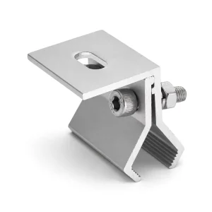 Professional Design Wind Resistant Corrosion Resistant AL6005-T5 Trapezoidal Metal Roof Clamp Solar PV Racking System Mounting