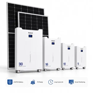 Professional Heavy Duty Case Energy Station Long Life Service 51V 600Ah 32kWh Stackable Hybrid Home Energy Storage Battery ESS