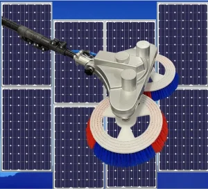Professional Solar Panel Cleaning Brush MULR-C02 Soft Nylon Bristles for Efficient Dust & Dirt Removal