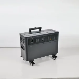 Pull Rod Portable Power Supply Portable Solar Generator High Capacity Emergency Power for Outdoor Camping Home Backup and RV Use