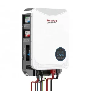 Pure Sine Wave Hybrid MPPT Solar System 500V PV Voltage Single Phase 48V Solar Inverter 6.2KW for Home