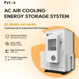 Pytes Off/Grid-Connected Energy Storage Rack Enclosure 400V 150kWh Lithium Set IP55 Protection Air Cooling