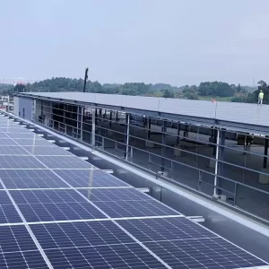 Q235 Steel Waterproof Auxiliary Rail Support Gutter for Industrial Framed BIPV Carport Mounting Systems