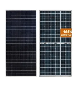 Quality Bifacial Solar Panels 440w 450w 455w Mono Half Cell Bifacial Pv Panels 455w 460w extra Power Gain Solar Module
