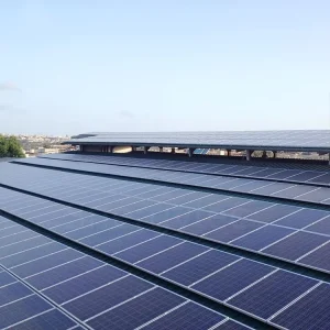 Quick-Fixed Trapezoidal Rooftop Mounting Structure Aluminum Rail Solar Panel Mounting System CE Certified Anodized Stainless