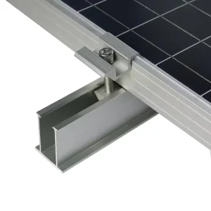 Quick Installation Aluminum Ground Roof Photovoltaic PV Support Accessories Kits Solar Panel Mid Clamp