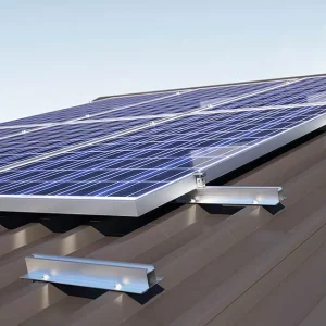 Quick Installation Aluminum Pv Panel Module Bracket Solar Roof Mini Rail Mounting