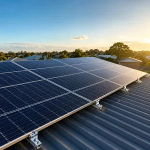 Quick Installation Anodized Metal Roof Solar Mounting